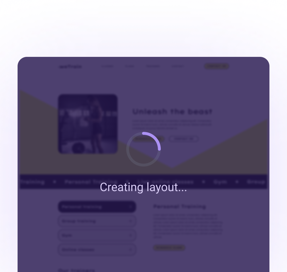 AI builds the first version